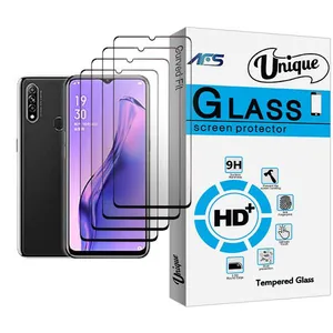 AFS Unique Glass MIX004 Screen Protector For Oppo A8 Pack Of 4
