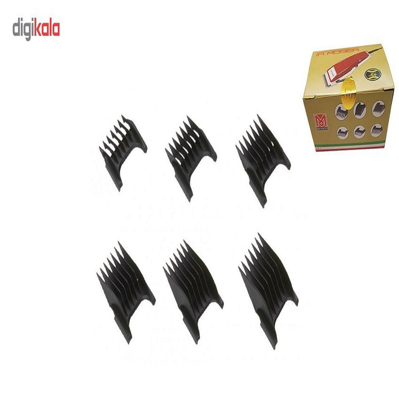 شانه ماشین اصلاح موزر کد 1400 بسته 6 عددی