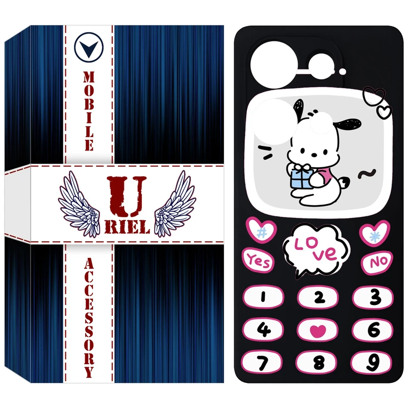 کاور یوریل مدل KSH کد 16 طرح موبایلی مناسب برای گوشی موبایل شیائومی Poco M6 Pro