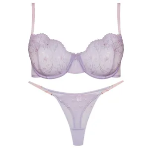 ست شورت و سوتین زنانه برتا مدل فنردار کد 5103-2020-LP