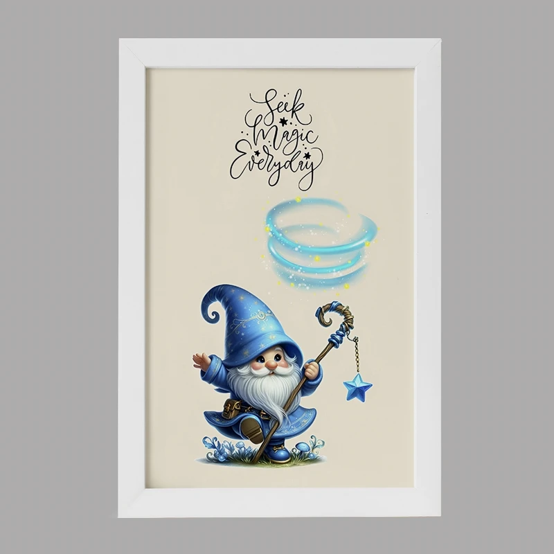 تابلو خندالو مدل جادوگر بامزه کد F5851