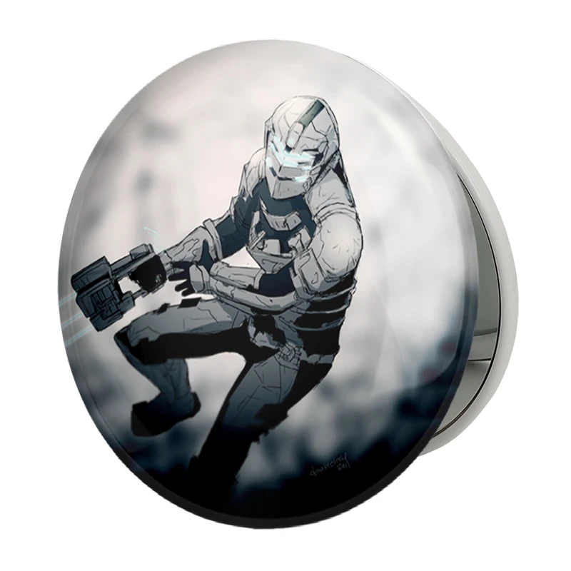 آینه جیبی خندالو طرح بازی دد اسپیس (Dead Space) مدل تاشو کد 34997