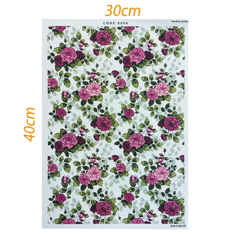 برچسب ترنسفر مدل رز پترن کد 0894