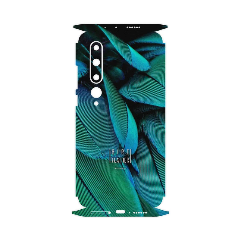 برچسب پوششی ماهوت مدل Green Feather-FullSkin مناسب برای گوشی موبایل شیائومی Mi 10 5G