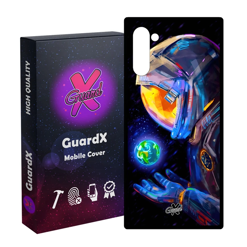 کاور گارد ایکس طرح فضانورد مدل Glass10496 مناسب برای گوشی موبایل سامسونگ Galaxy Note 10