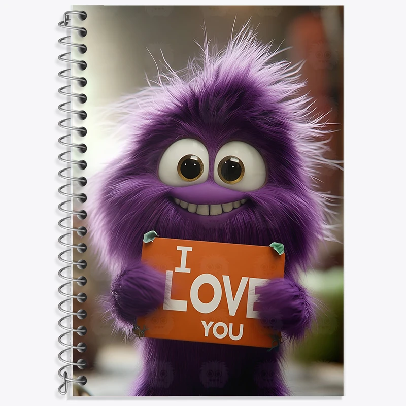 دفتر نت موسیقی 50 برگ خندالو طرح هیولای بامزه کد F5720