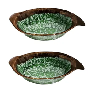 ظروف سرو مدل صدفی مجموعه 2 عددی