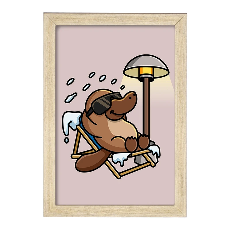 تابلو خندالو مدل  حیوانات بامزه پلاتیپوس کد 28355