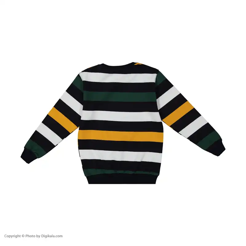 ست سویشرت و شلوار پسرانه طرح راه راه کد 248