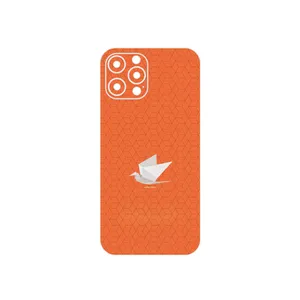 MAHOOT Minimalist origami bird Cover Sticker for Apple iPhone 12 Pro Max