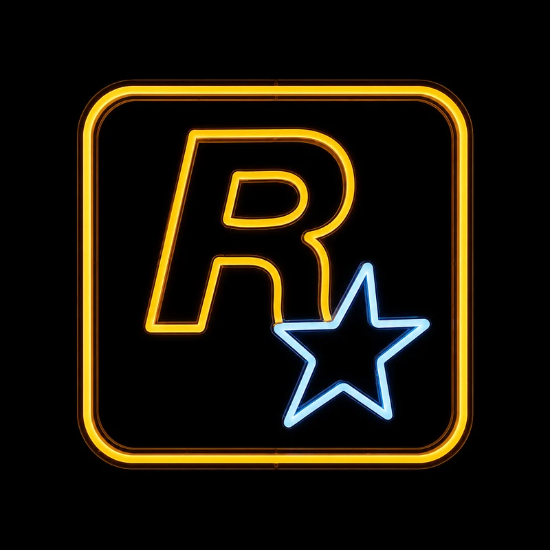 چراغ نئونی طرح راک استار کد ROCKSTAR-2026