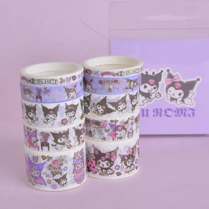 چسب نواری مدل واشی طرح کرومی بسته 10عددی