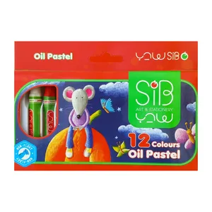 پاستل روغنی 12 رنگ سیب کد 2401