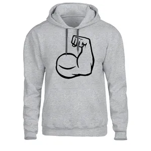 هودی مردانه مدل بازو کدZ56 رنگ طوسی