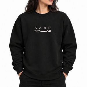 سویشرت زنانه مدل دورس پنبه گلدوزی صبر