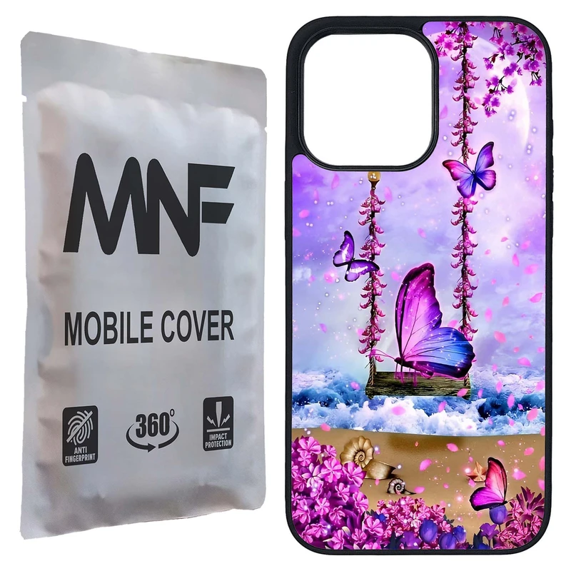 کاور ام ان اف طرح پروانه فانتزی کد P-036 مناسب برای گوشی موبایل اپل iPhone 15 Pro Max