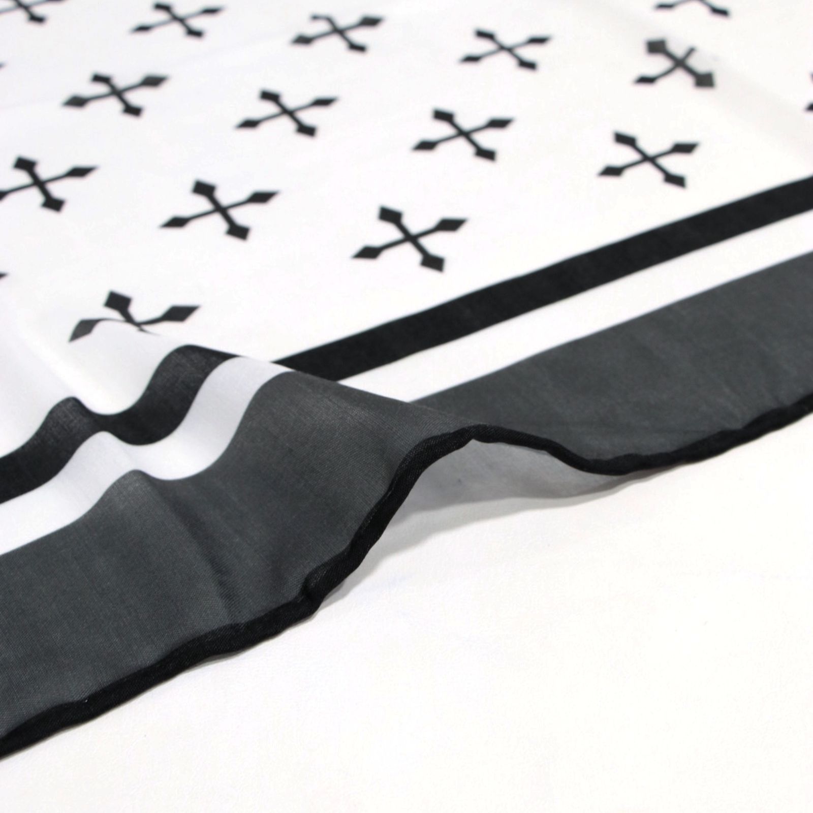 روسری زنانه مدل نخی خنک تابستانه محبوب با پترن ستاره کد ana-7096 -  - 21