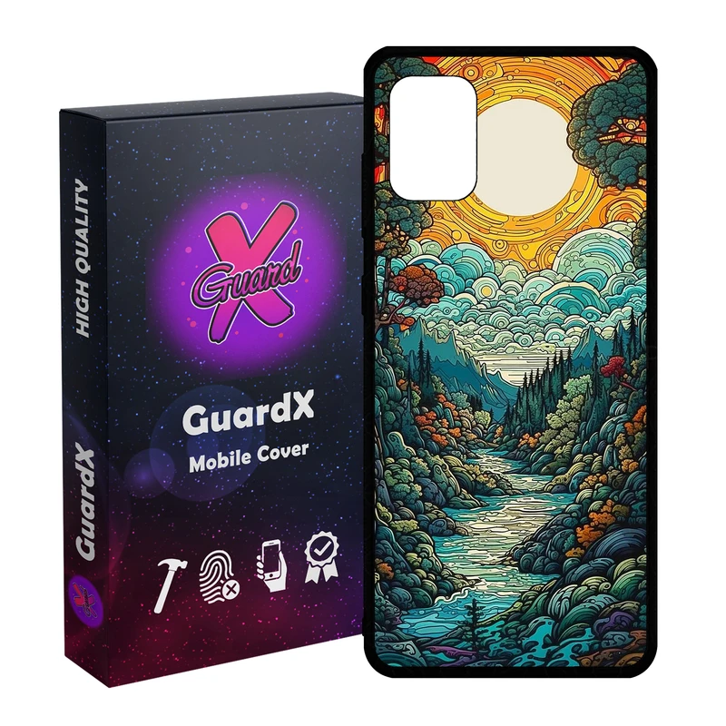 کاور گارد ایکس طرح منظره مدل Glass10767 مناسب برای گوشی موبایل سامسونگ Galaxy A31