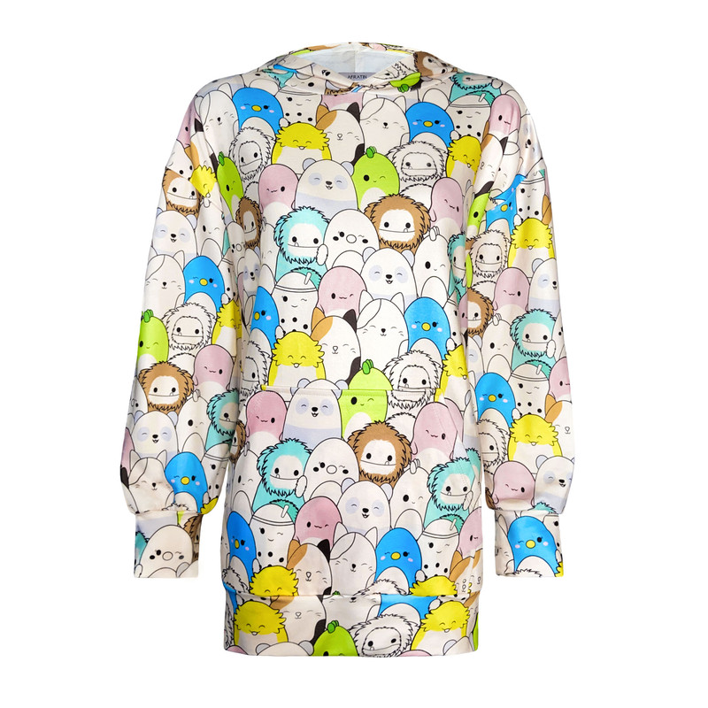 هودی زنانه افراتین مدل ایموجی حیوانات کد 8541.3