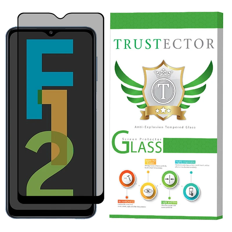 محافظ صفحه نمایش حریم شخصی تراستکتور مدل PRF-T مناسب برای گوشی موبایل سامسونگ Galaxy F12 