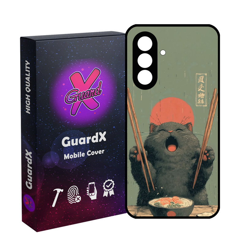 کاور گارد ایکس طرح گربه ژاپنی مدل 11159 مناسب برای گوشی موبایل سامسونگ Galaxy S24 FE