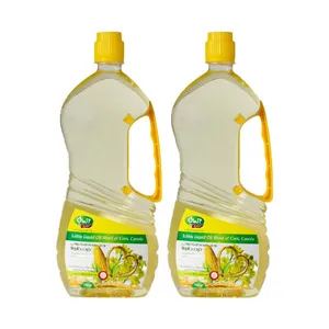 روغن ذرت و کانولا آژمان یزد - 740 گرم مجموعه دو عددی