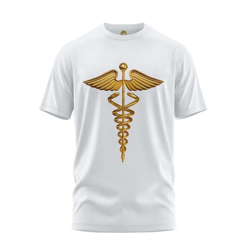 تی شرت آستین کوتاه مردانه هومرو مدل TW243 طرح پزشکی