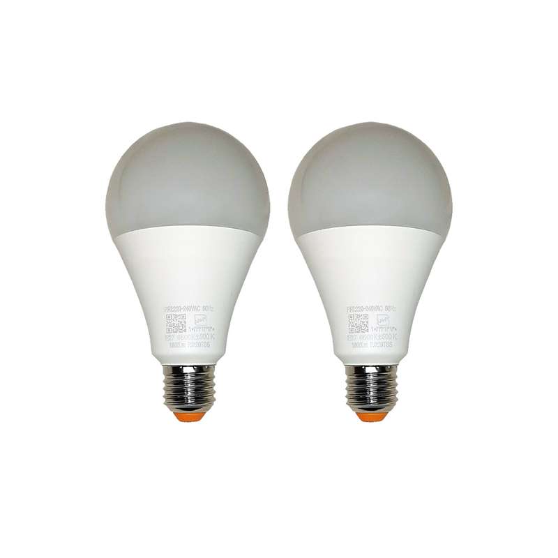 لامپ 12 وات مهتابی نمانور LED بسته 2 عددی
