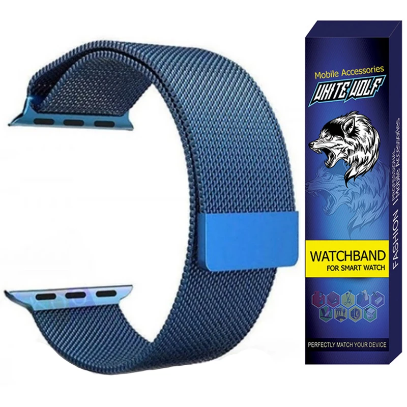 بند وایت ولف مدل WB-Mill مناسب برای اپل واچ سایز 38 / 40 / 41 mm