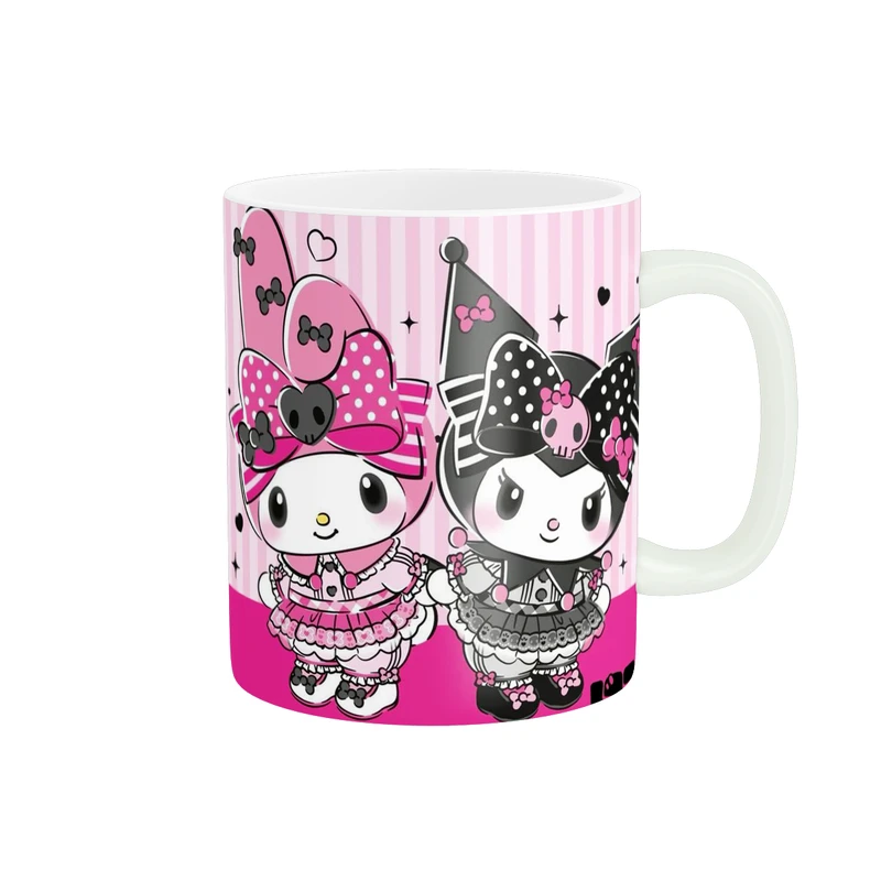 ماگ پاد آفرین مدل فانتزی طرح ملودی و کرومی کیوت عروسکی ترند کد p11131