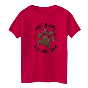 تی شرت آستین کوتاه بچگانه مدل رد پا