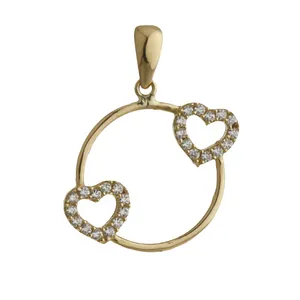 آویز گردنبند طلا 18 عیار زنانه میو گلد مدل N1070