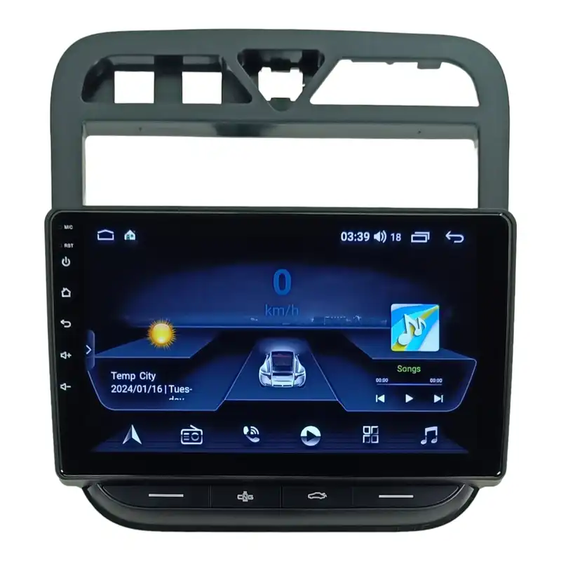 پخش کننده تصویری خودرو مدل اندروید golden24 مناسب برای سمند LX