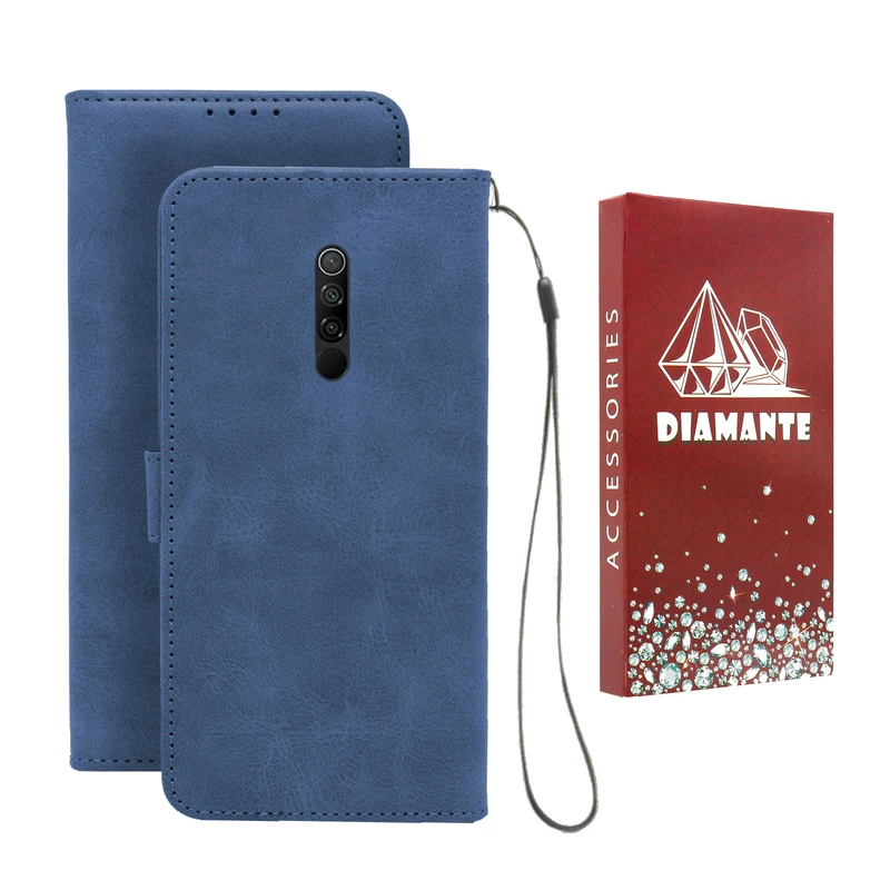 کیف کلاسوری دیامانته مدل Scusa Rd مناسب برای گوشی موبایل شیائومی Redmi 9 به همراه بند آویز