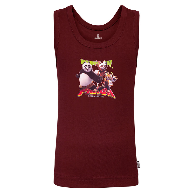 تاپ پسرانه ساروک کد 06 رنگ زرشکی