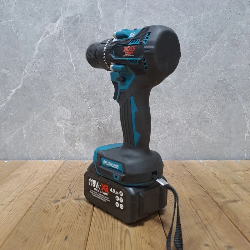 عکس شماره 16 : مجموعه 4 عددی ابزار شارژی صنعتی باس مدل brushless