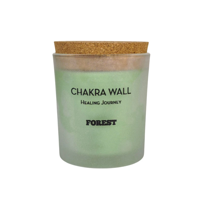 شمع استوانه‌ای معطر مدل فلورانس با رایحه جنگل زمان اتمام 40 ساعت