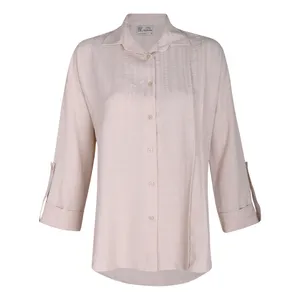 مانتو شومیزی زنانه پژواک مدل ترمه کد 1034krm