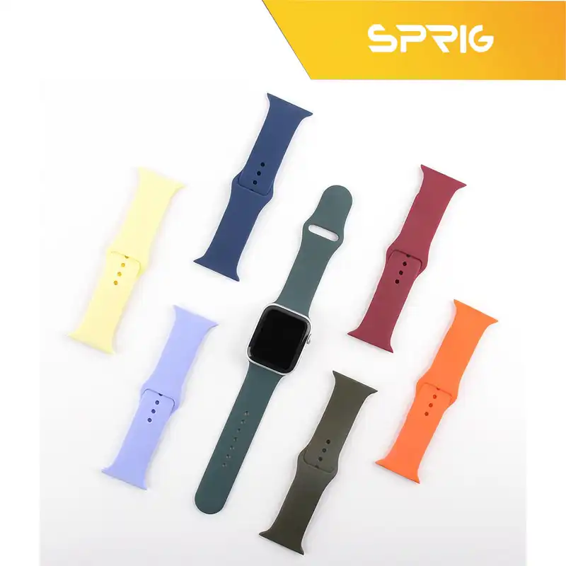 بند اسپریگ مدل Silicon مناسب برای ساعت هوشمند گرین لاین Ultra 49 میلیمتری