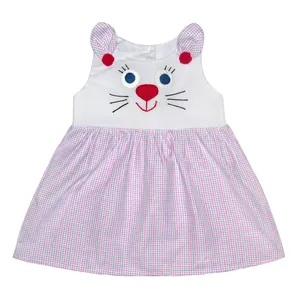 پیراهن دخترانه طرح گربه کد 1112