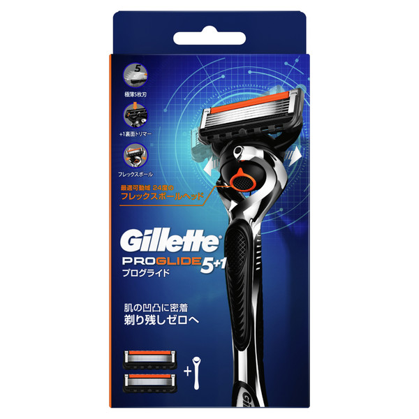 خود تراش ژیلت مدل PROGLIDE FLEXBALL به همراه تیغ یدک