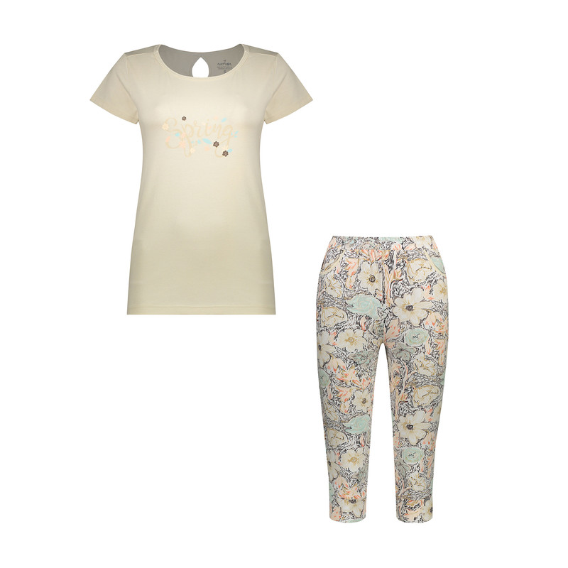 ست تی شرت و شلوارک زنانه ناربن مدل 202