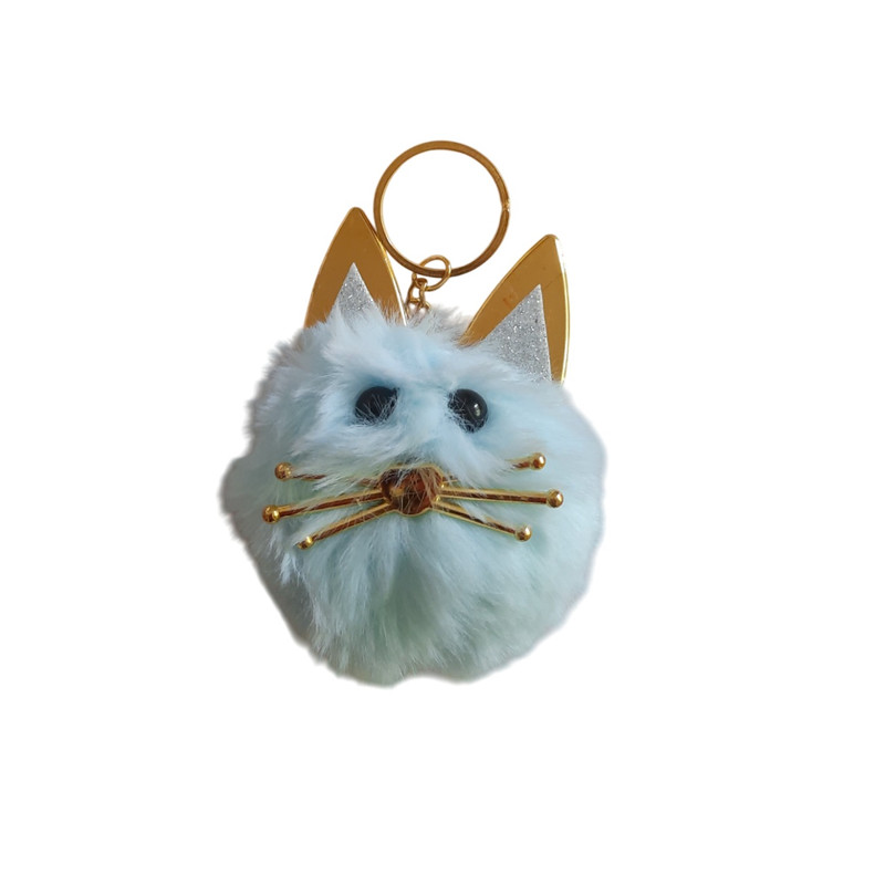 آویز عروسکی مدل گربه خزدار