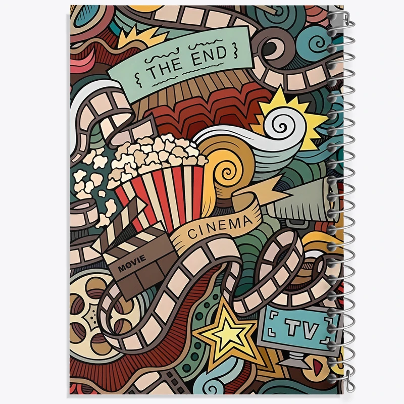 دفتر نقاشی 50 برگ خندالو طرح پترن فیلم کد N2689