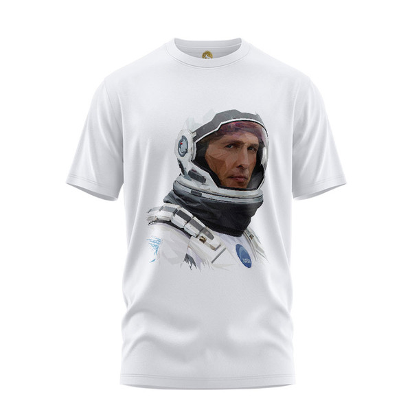 تی شرت آستین کوتاه مردانه هومرو مدل TW327 طرح Interstellar