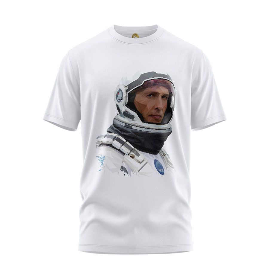 تی شرت آستین کوتاه زنانه هومرو مدل TW327 طرح Interstellar -  - 1