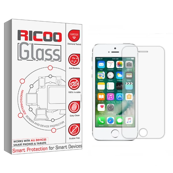 محافظ صفحه نمایش ریکوو مدل +HD مناسب برای گوشی موبایل اپل iPhone 5s