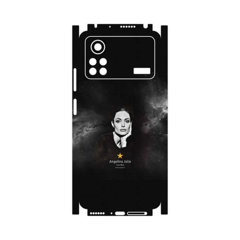 برچسب پوششی ماهوت مدل Angelina Jolie-FullSkin مناسب برای گوشی موبایل شیائومی Poco X4 Pro 5G