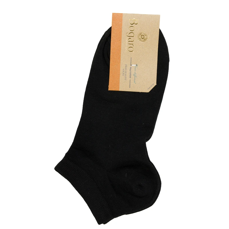 جوراب ساق کوتاه مردانه بوگارو مدل ساده نانو