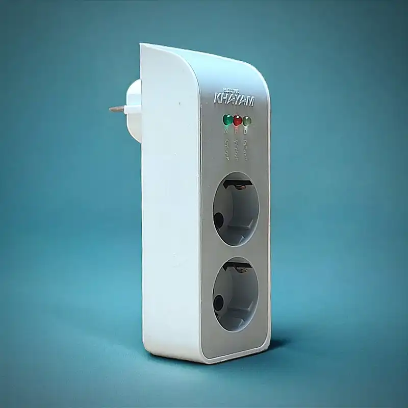 محافظ ولتاژ خیام الکتریک مدل دوخانه صوتی و تصویری